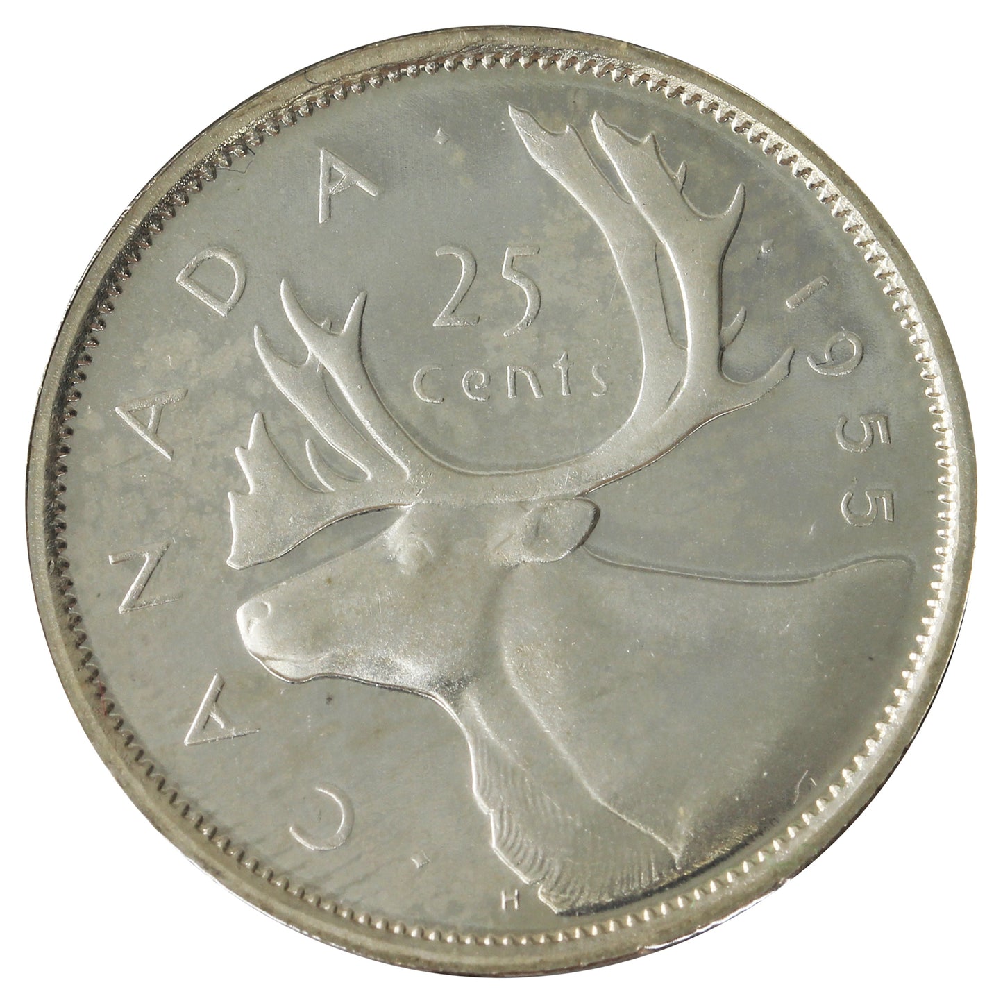 1955 Canada 25-cents Proof Like (PL-60) Impaired