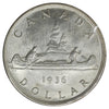 1936 Canada Dollar Uncirculated (MS60) Scratched
