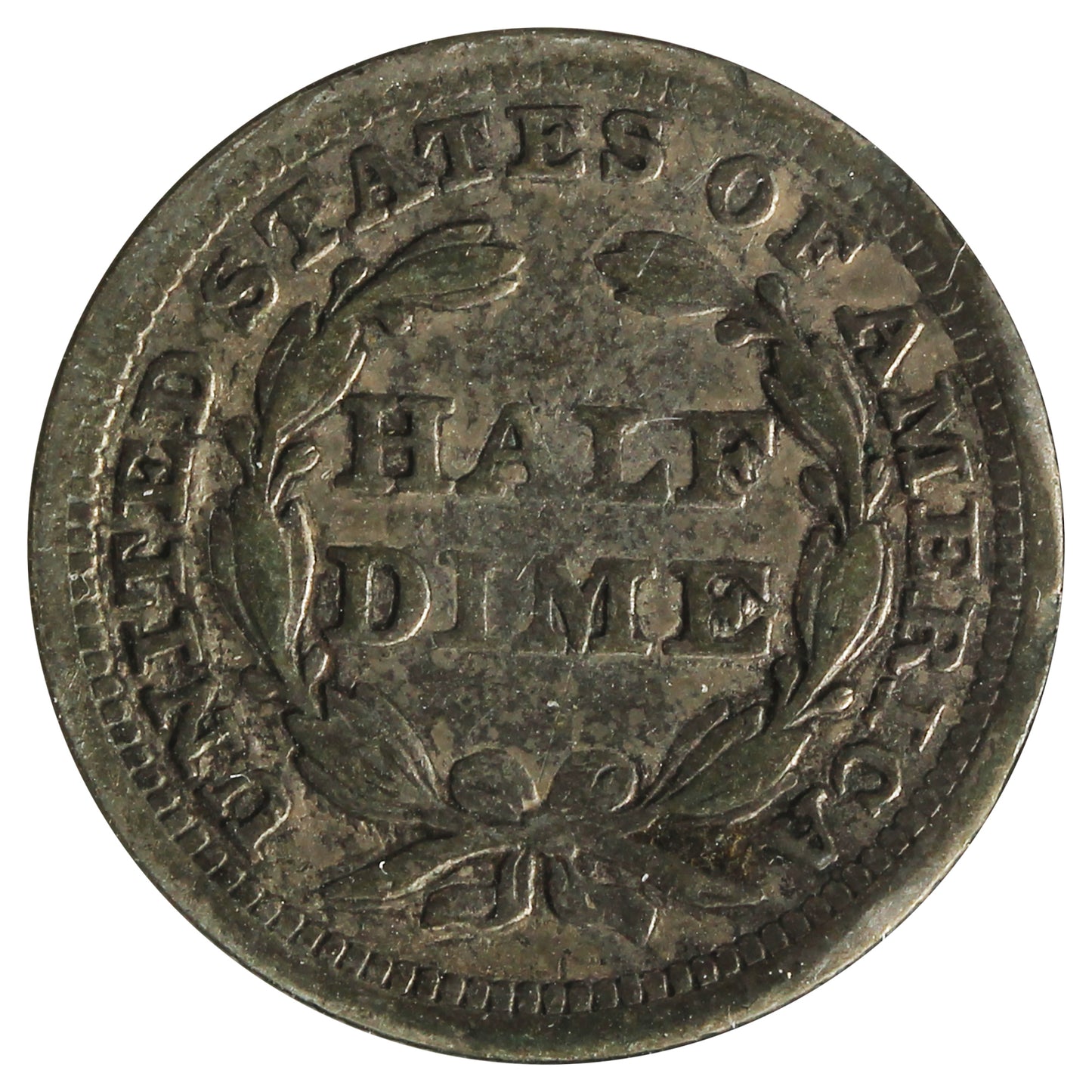 1858 USA Half Dime Very Fine (VF-20) Bent