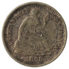 1868 S USA Half Dime Fine (F12) Marks