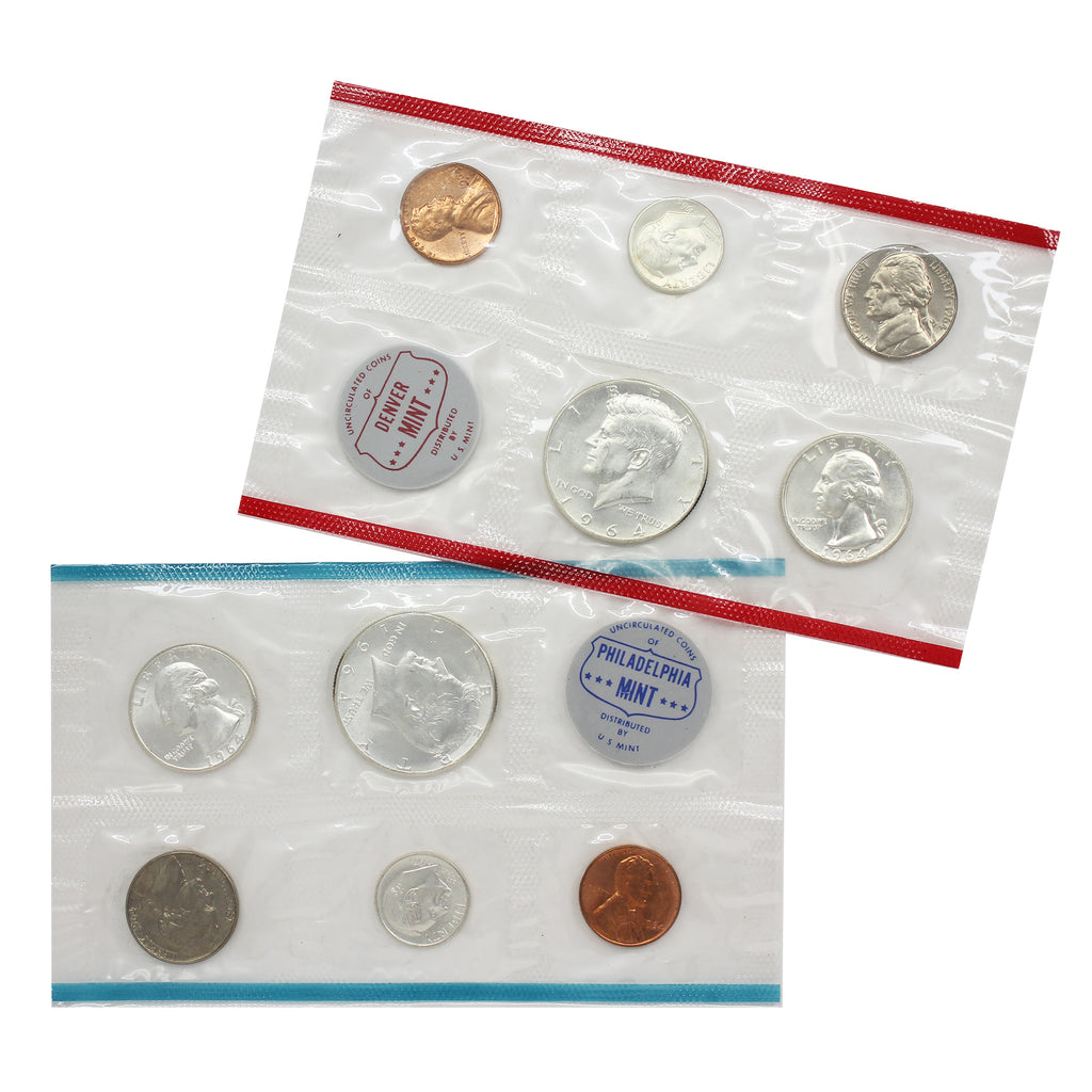 1964 USA P&D Mint Set (See Desc.)