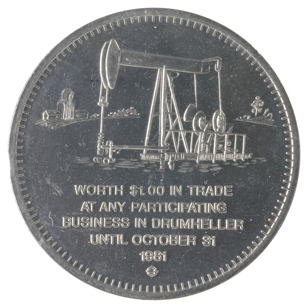 1981 Drumheller, AB - Dinosaur Dollar