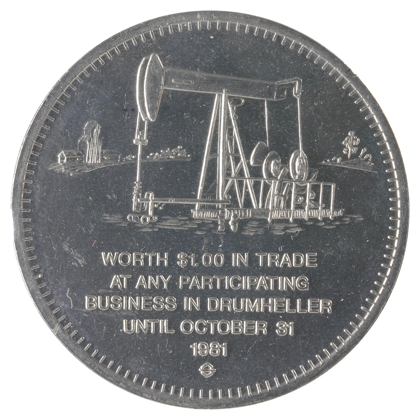 1981 Drumheller, AB - Dinosaur Dollar