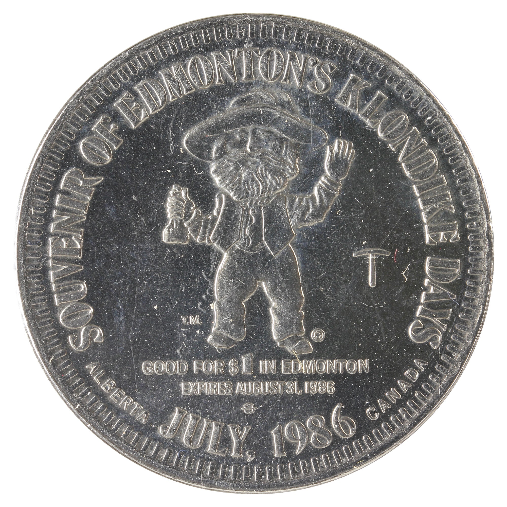 1986 Edmonton, AB - 25th Anniversary Klondike Days Token