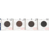 Lot of 4x 1892-1898 Canada 1-Cent, G-VG to EF, 4Pcs. (Impaired)