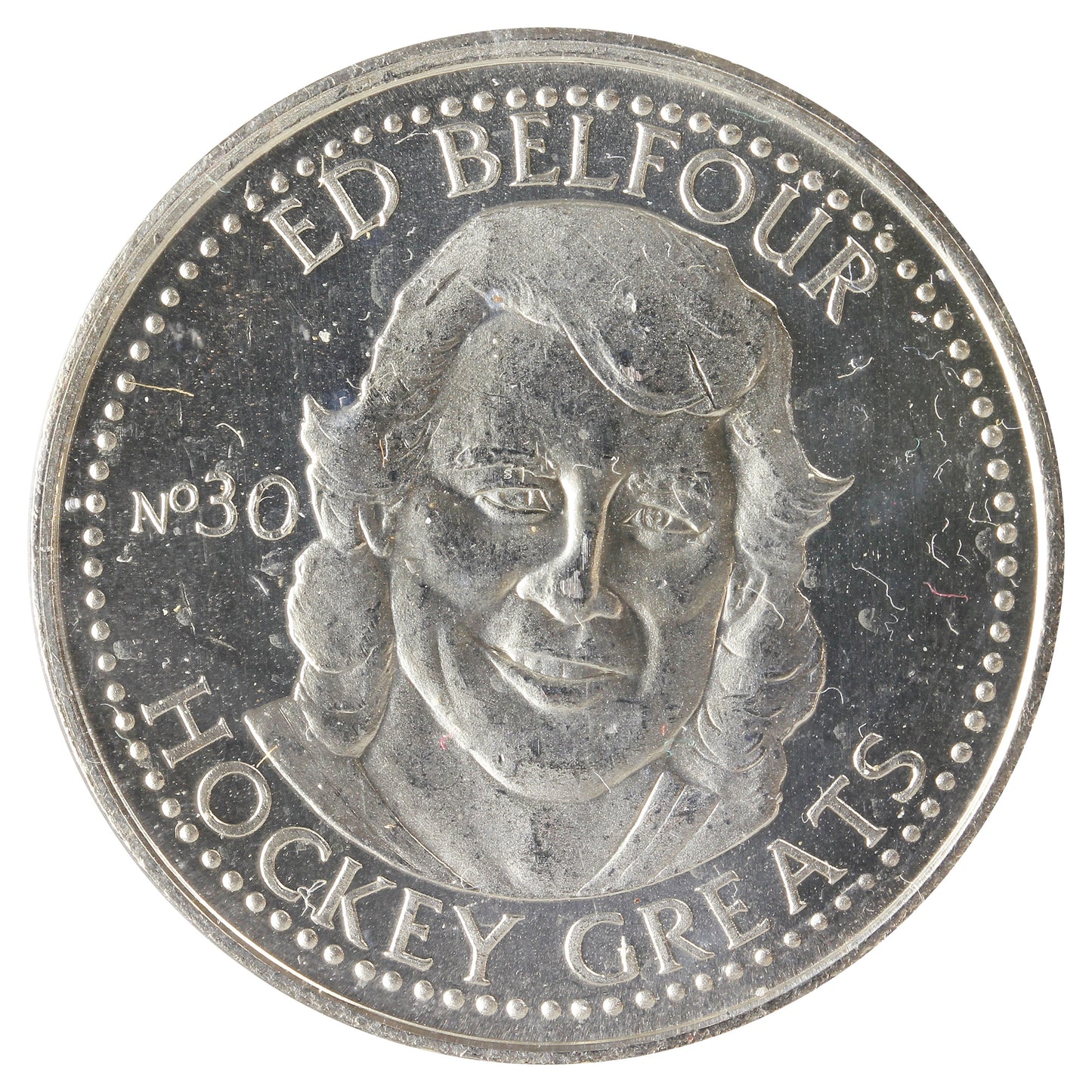 1996 Hockey Greats Ed Balfour No. 30 NHLPA Token