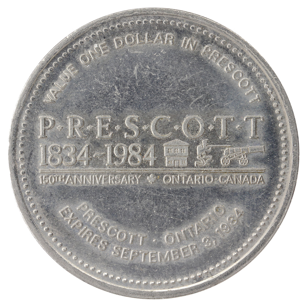 1984 Prescott, ON Dollar Trade Token