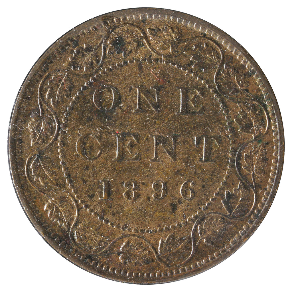 1896 Canada 1-cent UNC+ (MS62) Brown