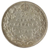 1929 Canada 25-cents VF-EF (VF30) Scratched, marks, or impaired