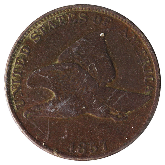 1857 USA Cent VF-EF (VF-30) Impaired