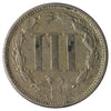 1879 USA 3 Cents VF-EF (VF30) Spots