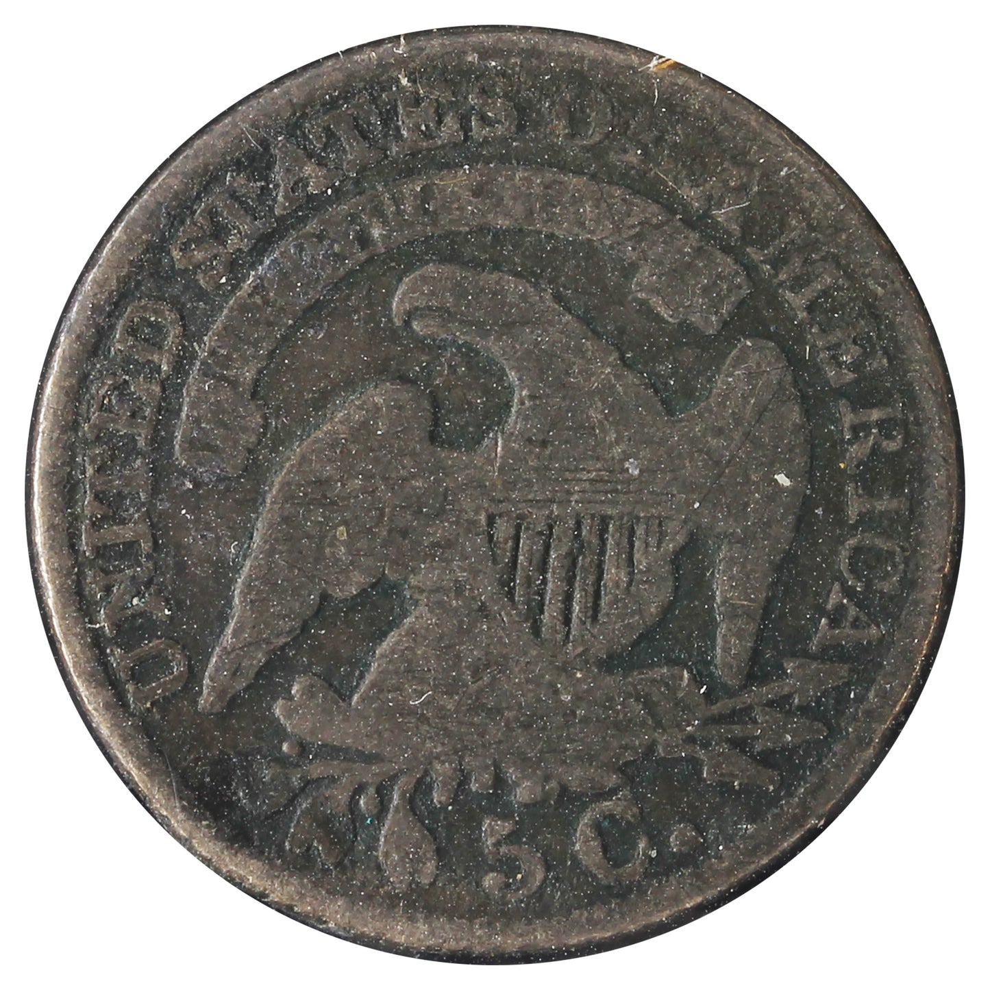 1833 USA Half Dime VG-F (VG10) Bent