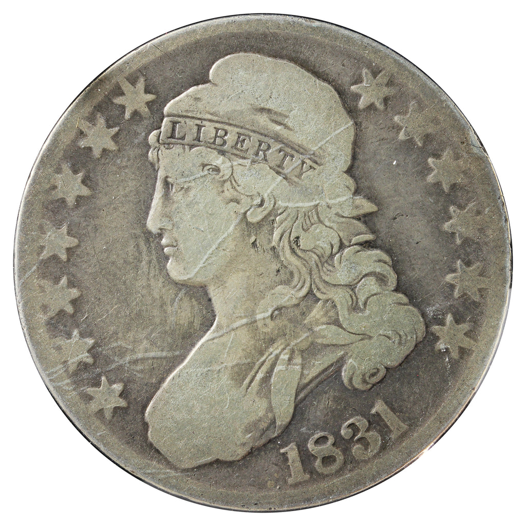 1831 USA Half Dollar Fine (F12) Impaired