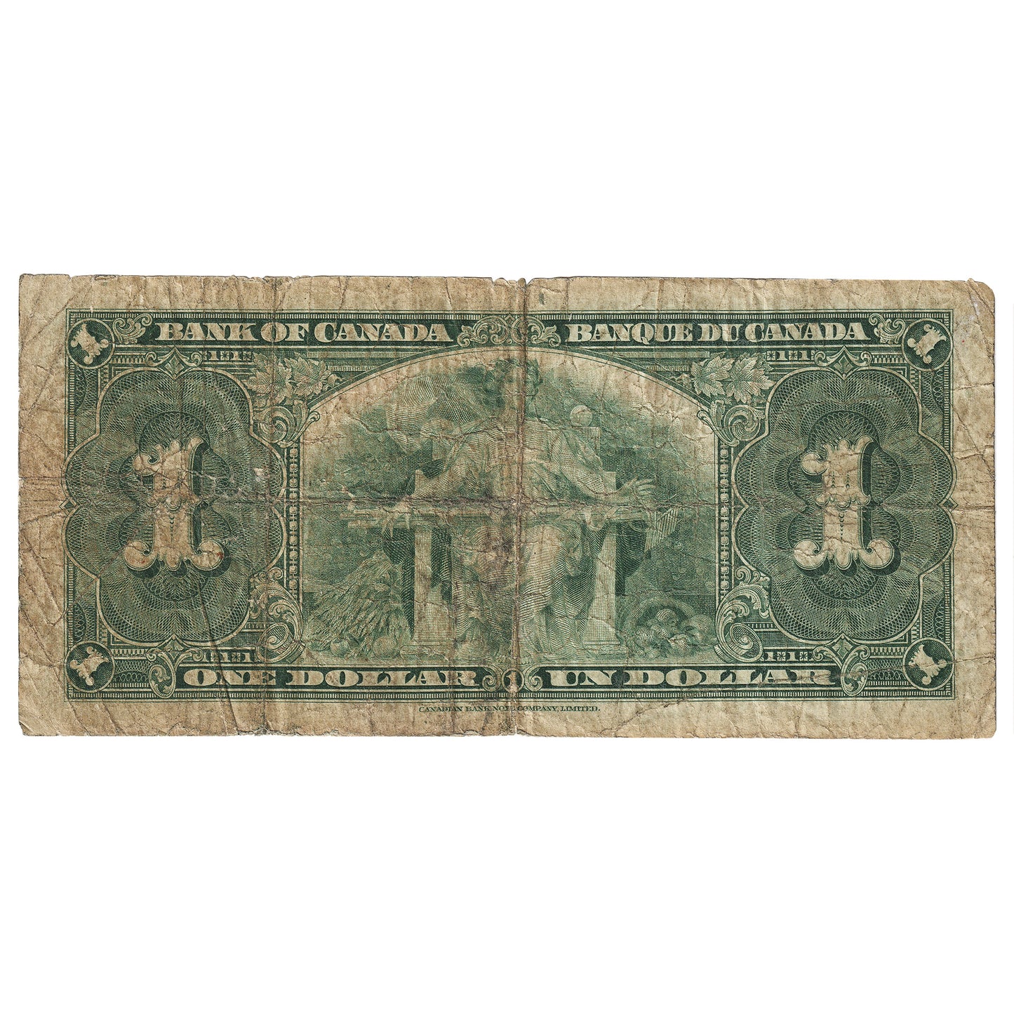 BC-21a 1937 Canada $1 Osborne-Towers, B/A