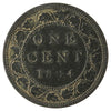 1884 Obv. 2 Canada 1-Cent VF-EF (VF30) Scratched, Cleaned or Impaired.