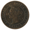 1894 Canada 1-Cent Very Fine (VF20) Scratched, Cleaned or Impaired.