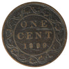 1899 Canada 1-Cent F-VF (F15) Scratched, Cleaned or Impaired.