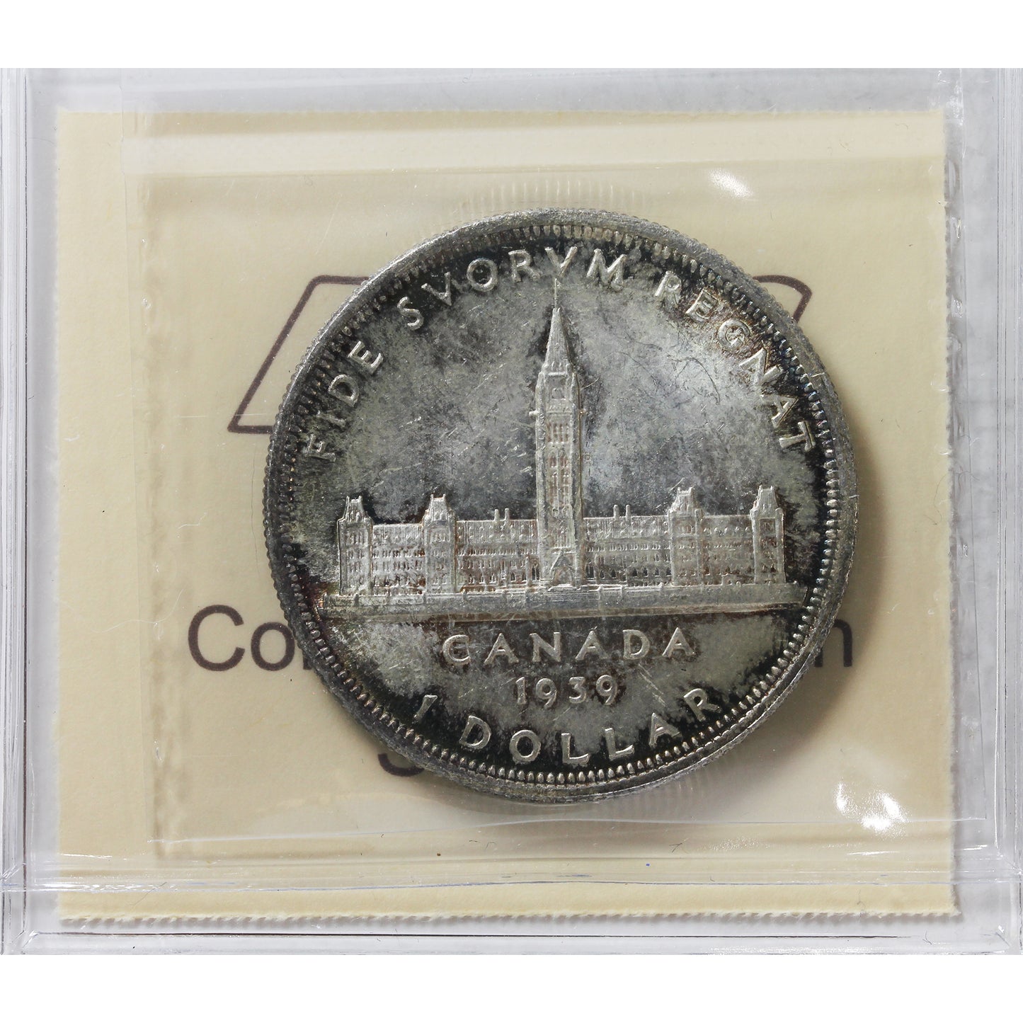 1939 Canada Dollar ICCS Certified MS64 (Toned)