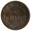 1928 Canada 1-Cent Brilliant Unciruclated (MS63) Lustrous Brown