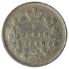 1898 Canada 5-Cents VF-EF (VF30) Scratched, Cleaned or impaired