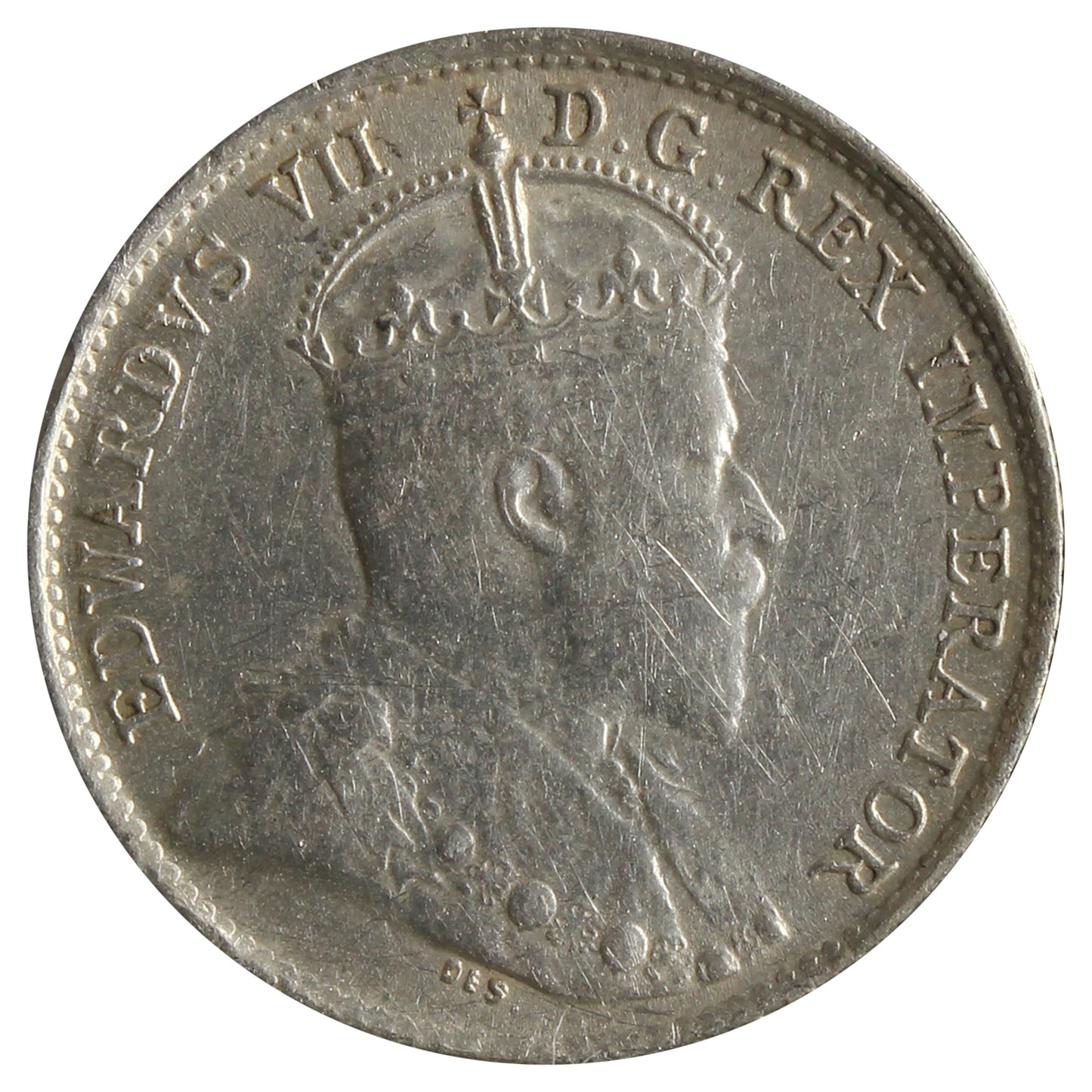 1905 Canada 5-Cents EF-AU (EF45) Scratched, marks, or impaired