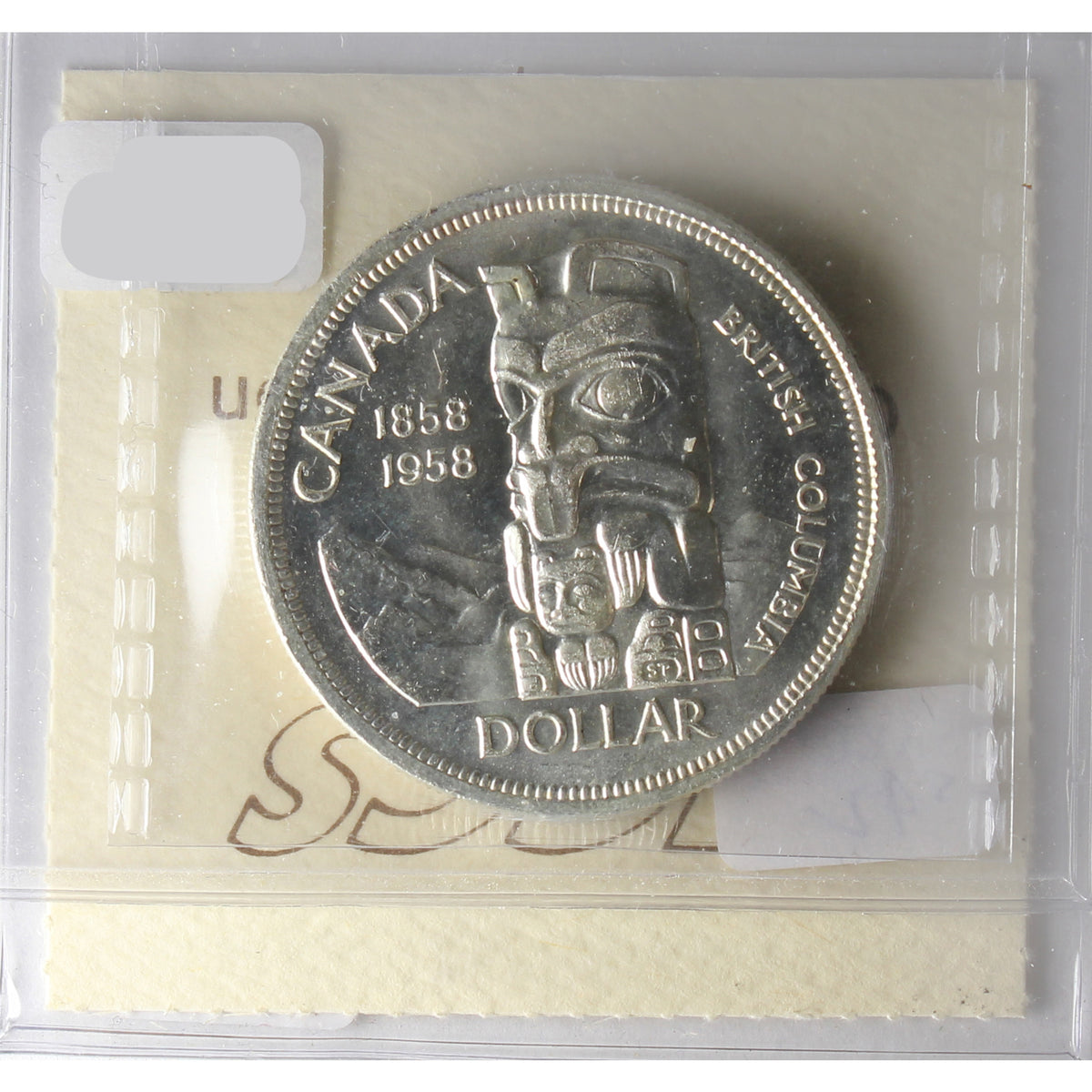 1958 Canada Dollar ICCS Certified MS64 (Lightly Toned)