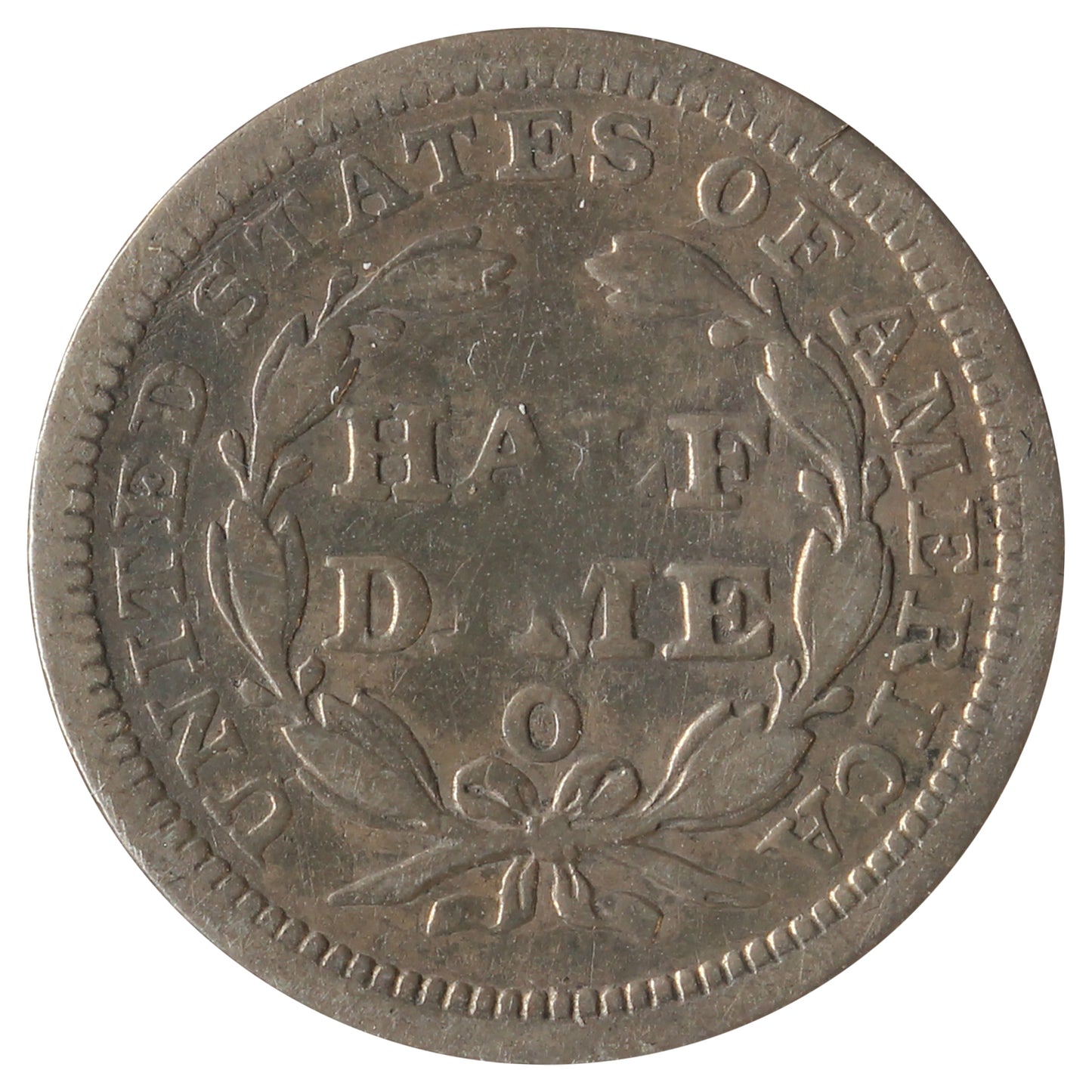 1858 O USA Half Dime G-VG (G-6) Scratched