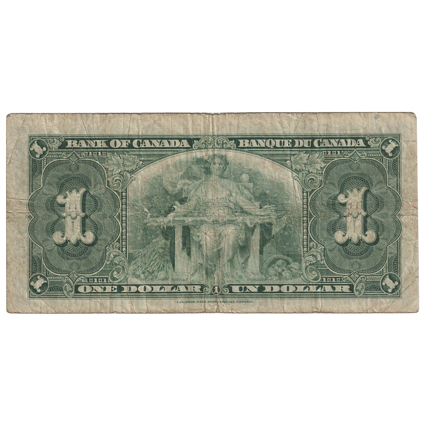 BC-21a 1937 Canada $1 Osbourne-Towers, D/A, F12