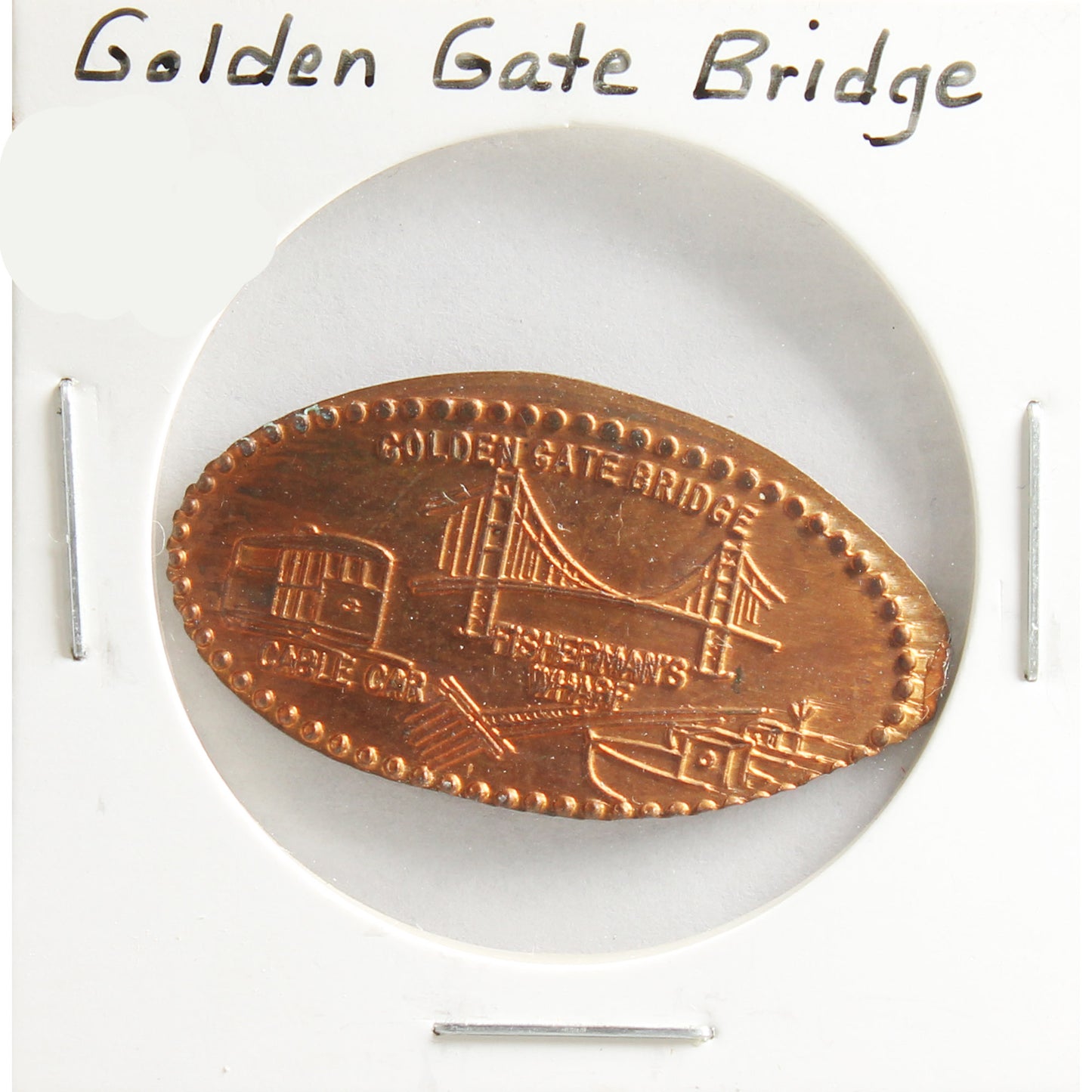 Golden Gate Bridge Oval Shaped Token
