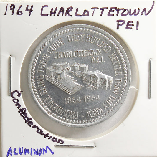 1964 Charlottetown, PEI Centennial of Confederation Token