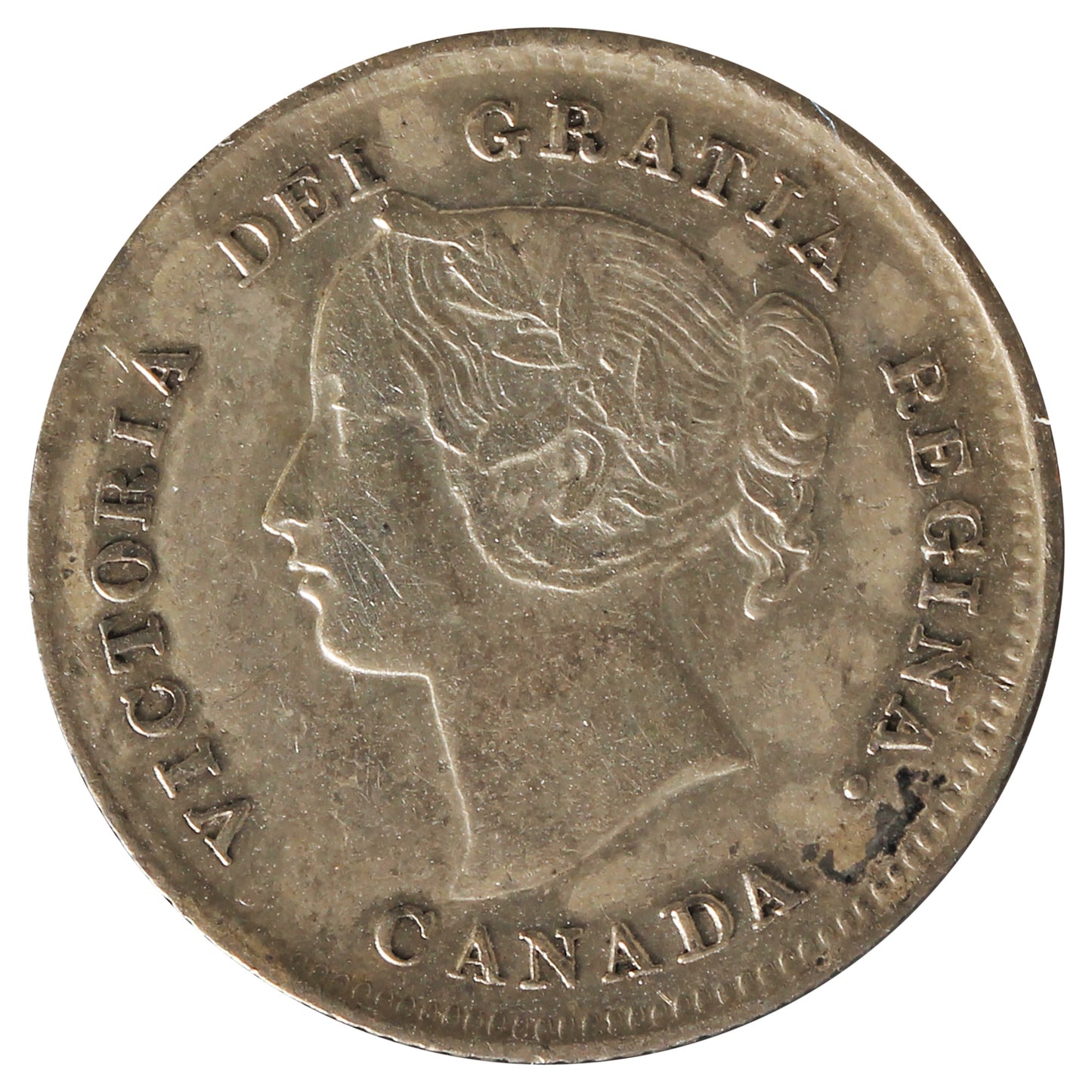 1898 Canada 5-Cents Extra Fine (EF-40) Impaired