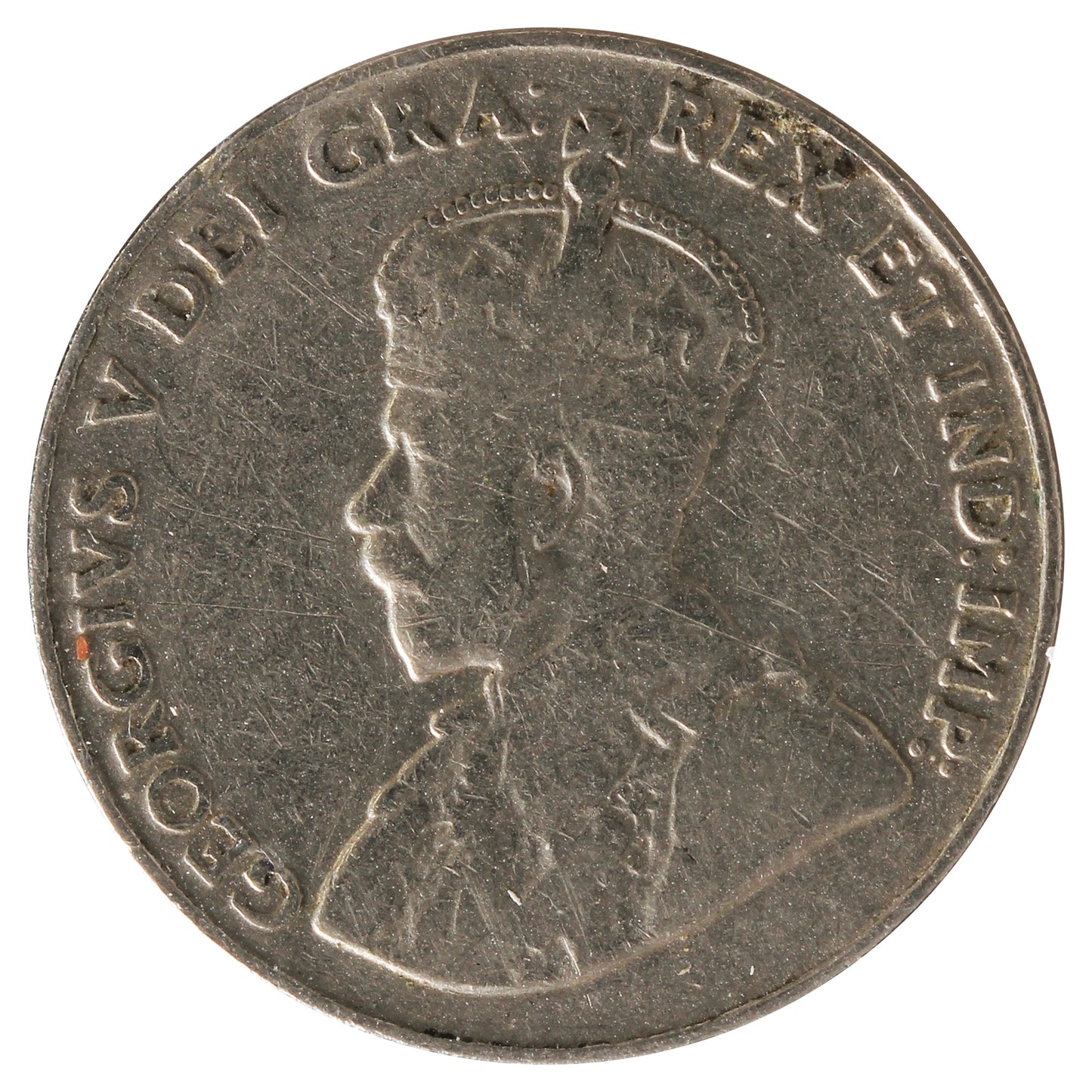 1926 Far 6 Canada 5-Cents VG-F (VG10) Scratched, Cleaned, or Impaired