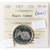 1967 Canada 25-Cents ICCS Certified SP-66 Heavy Cameo (Toned)