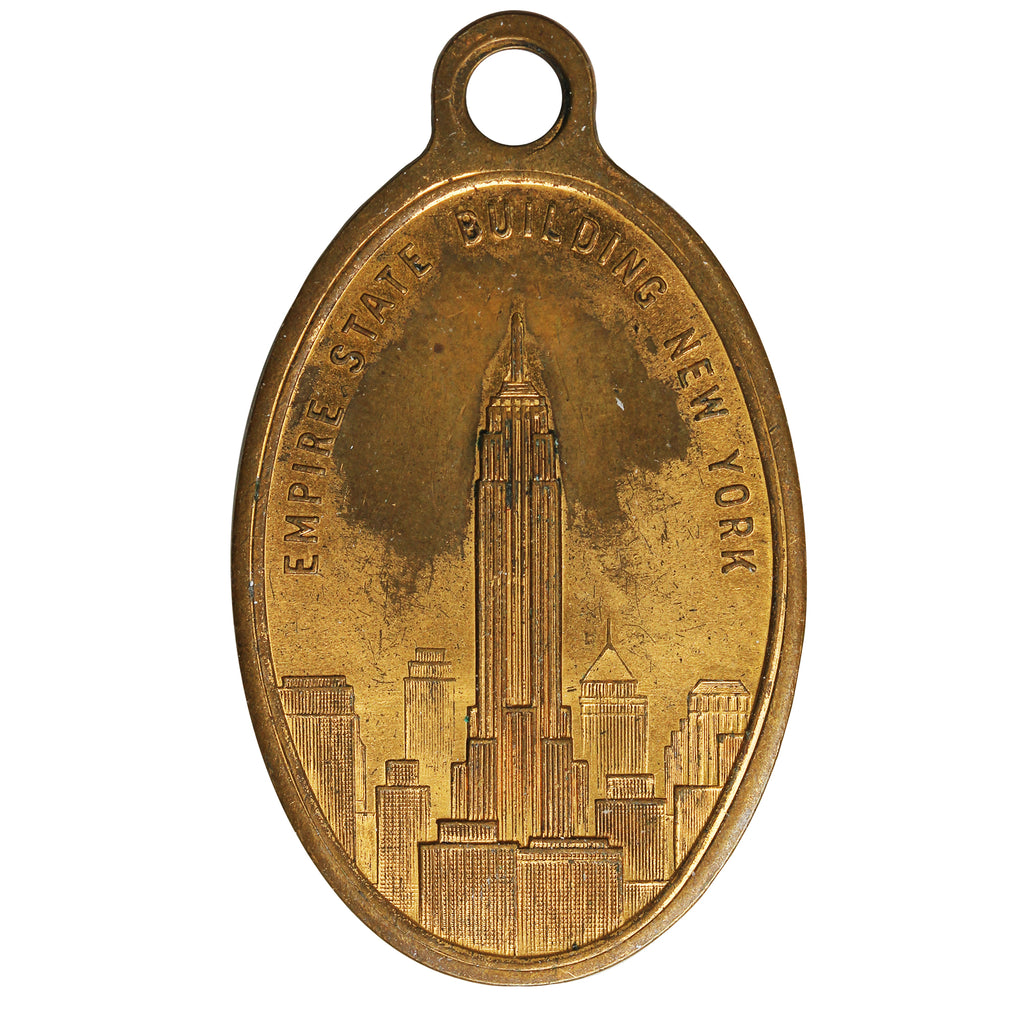 New York, NY Empire State Building Oval Token
