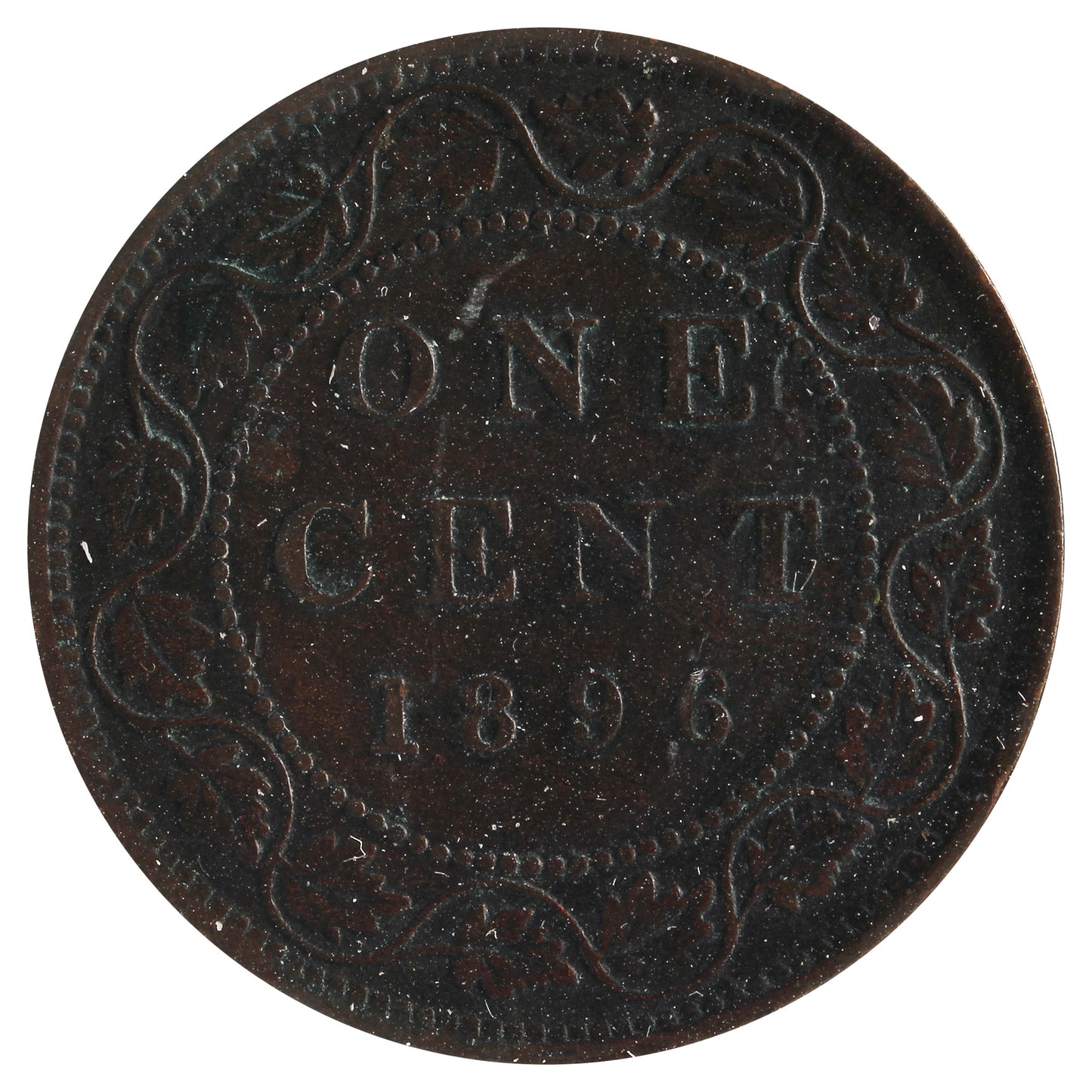 1896 Canada 1-Cent Very Fine (VF20) Scratched, Cleaned or Impaired