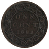 1898H Canada 1-Cent Fine (F12) Scratched, Cleaned or Impaired