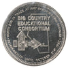 1982 Drumheller, AB, Dinosaur Dollar Trade Token: Big Country Educational Consortium