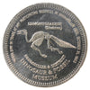 1983 Drumheller AB, Dinosaur Trade Dollar Token: Dinosaur & Fossil Museum