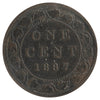 1887 Far 7 Canada 1-cent VF (VF20) Impaired