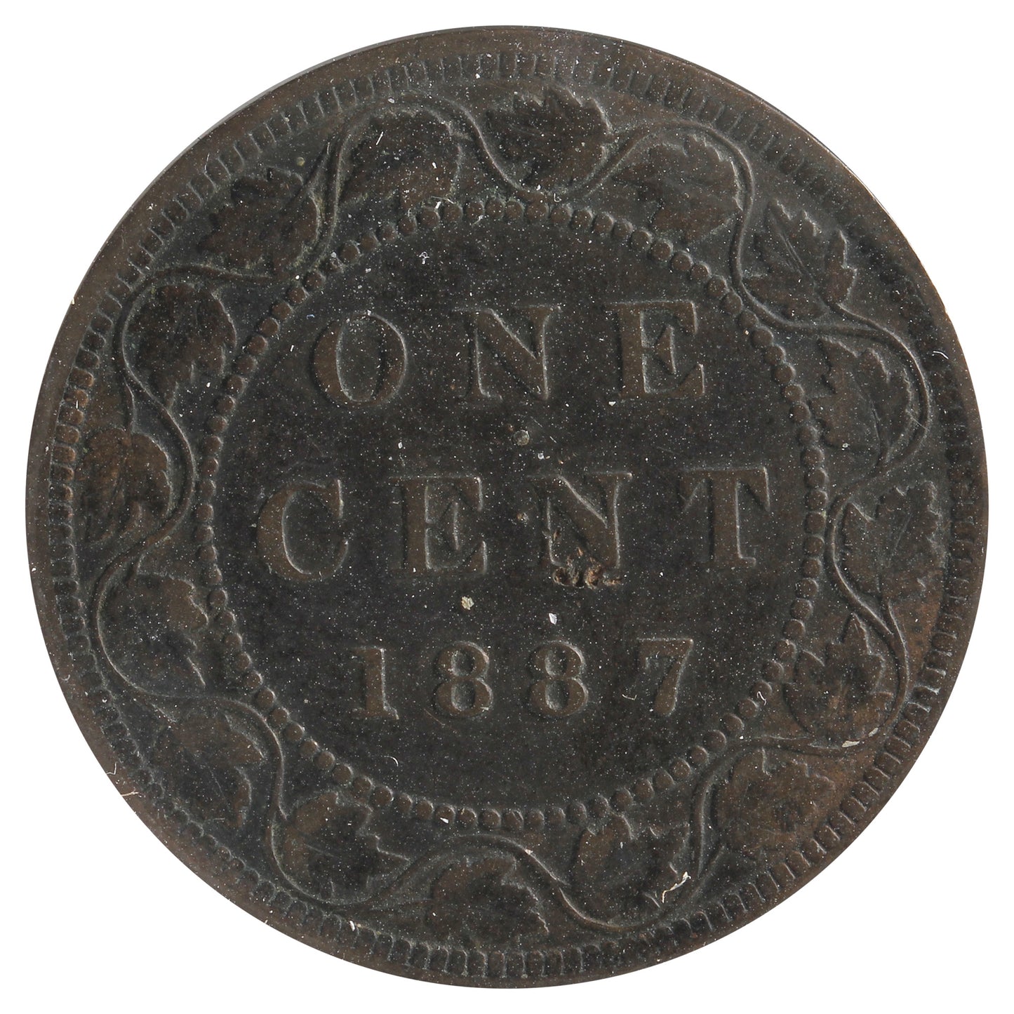 1887 Far 7 Canada 1-cent VF (VF20) Impaired