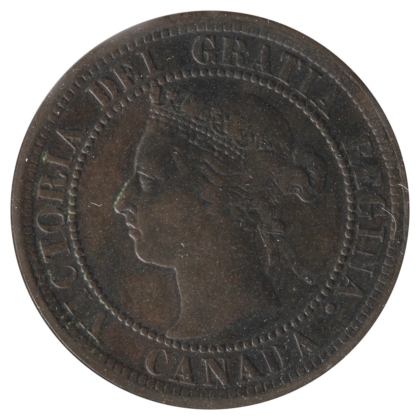 1887 Far 7 Canada 1-cent VF (VF20) Impaired