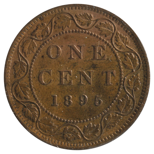 1895 Canada 1-cent VF-EF (VF-30) Impaired