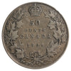 1929 Canada 50-cents Fine (F12) Impaired