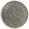 1917c Newfoundland 50-cents Extra Fine (EF-40) Scratched