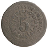1866 USA Nickel About Good (AG-3) Impaired