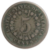 1866 USA Nickel Fine (F-12) Impaired