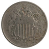 1867 No Rays USA Nickel F-VF (F-15) Impaired