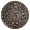 1867 No Rays USA Nickel VF-EF (VF-30) Impaired