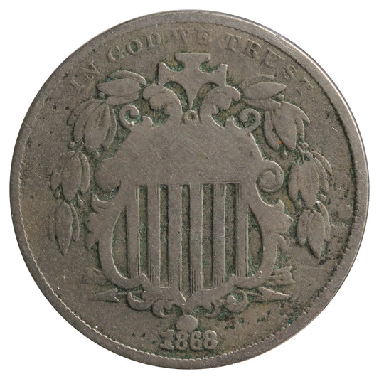 1868 USA Nickel G-VG (G-6) Impaired
