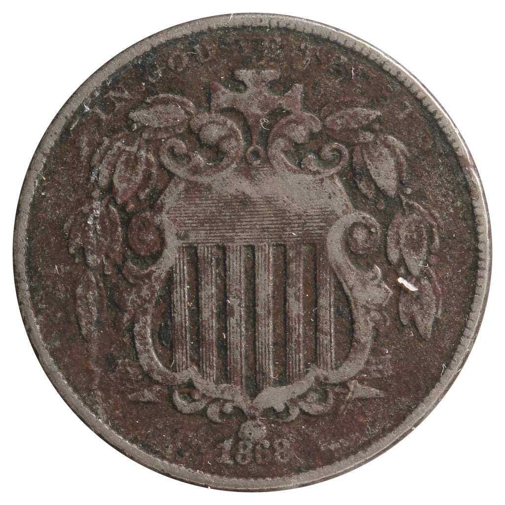 1868 USA Nickel Very Fine (VF-20) Impaired